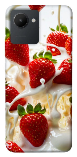 Чехол itsPrint Strawberry and cream для Realme C30s