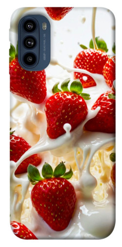 Чехол itsPrint Strawberry and cream для Motorola Moto G41