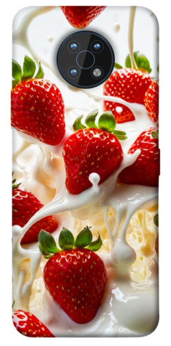 Чехол itsPrint Strawberry and cream для Nokia G50