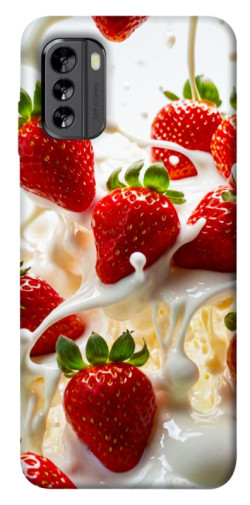 Чехол itsPrint Strawberry and cream для Nokia G60