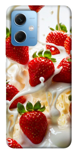 Чехол itsPrint Strawberry and cream для Xiaomi Poco X5 5G