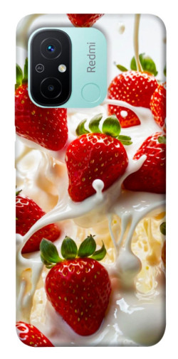 Чехол itsPrint Strawberry and cream для Xiaomi Redmi 12C