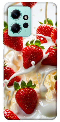 Чехол itsPrint Strawberry and cream для Xiaomi Redmi Note 12 4G