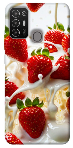 Чехол itsPrint Strawberry and cream для ZTE Blade A52