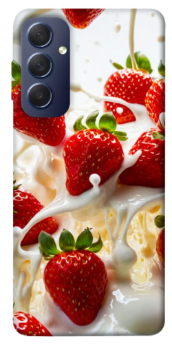 Чехол itsPrint Strawberry and cream для Samsung Galaxy M54 5G