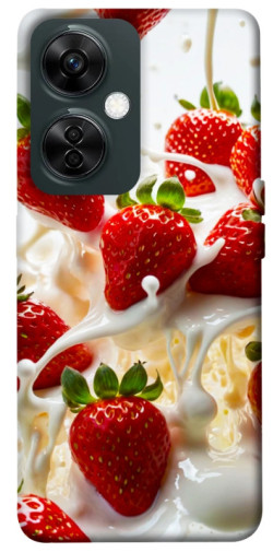 Чехол itsPrint Strawberry and cream для OnePlus Nord CE 3 Lite