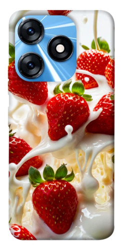 Чохол itsPrint Strawberry and cream для TECNO Spark 10 Pro