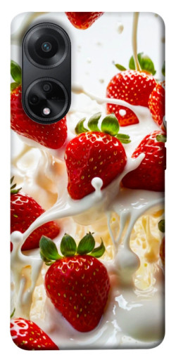 Чехол itsPrint Strawberry and cream для Oppo A58 4G