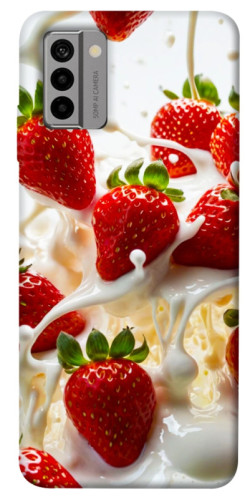 Чехол itsPrint Strawberry and cream для Nokia G22