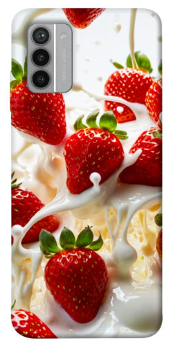 Чехол itsPrint Strawberry and cream для Nokia G42