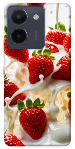 Чехол itsPrint Strawberry and cream для Vivo Y36