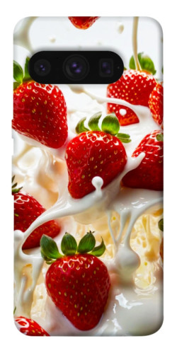 Чехол itsPrint Strawberry and cream для Google Pixel 8 Pro