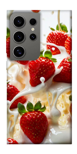 Чехол itsPrint Strawberry and cream для Samsung Galaxy S24 Ultra