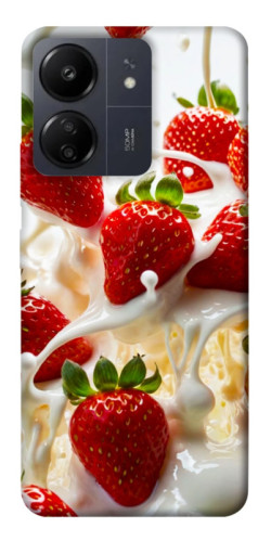 Чехол itsPrint Strawberry and cream для Xiaomi Redmi 13C