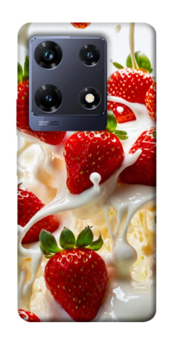 Чехол itsPrint Strawberry and cream для Infinix Note 30 Pro