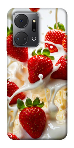 Чехол itsPrint Strawberry and cream для Huawei Honor X7a