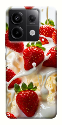 Чехол itsPrint Strawberry and cream для Xiaomi Redmi Note 13 Pro 4G