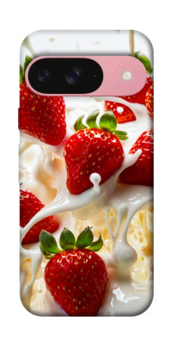 Чехол itsPrint Strawberry and cream для Google Pixel 9