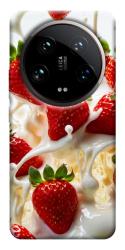 Чехол itsPrint Strawberry and cream для Xiaomi 14 Ultra