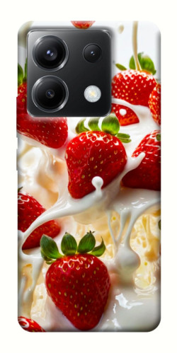Чехол itsPrint Strawberry and cream для Xiaomi Poco X6