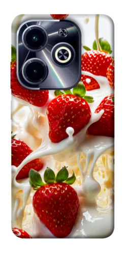 Чехол itsPrint Strawberry and cream для Infinix Hot 40i