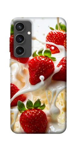Чехол itsPrint Strawberry and cream для Samsung Galaxy S24 FE