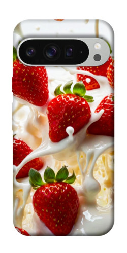 Чехол itsPrint Strawberry and cream для Google Pixel 9 Pro XL
