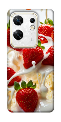 Чехол itsPrint Strawberry and cream для Infinix Zero 30 4G
