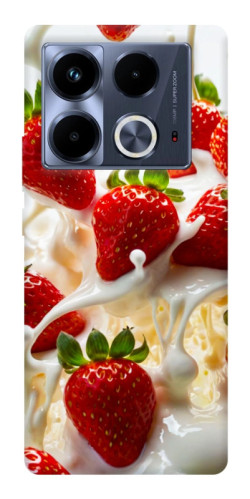 Чехол itsPrint Strawberry and cream для Infinix Note 40 4G