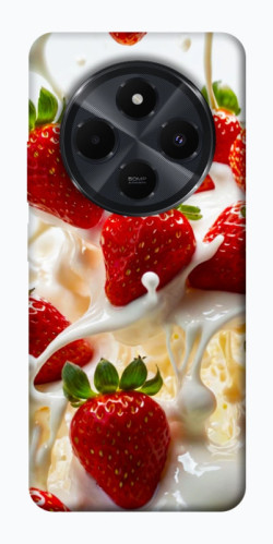 Чехол itsPrint Strawberry and cream для Xiaomi Redmi 14C / Poco C75