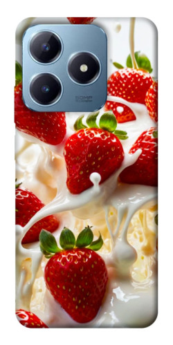 Чехол itsPrint Strawberry and cream для Realme C63 4G