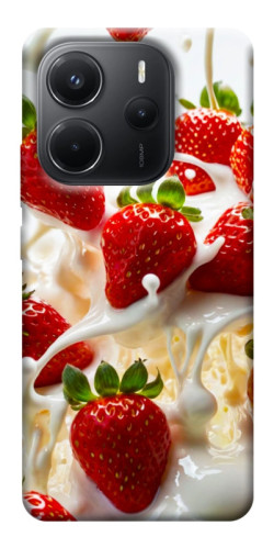 Чехол itsPrint Strawberry and cream для Xiaomi Redmi Note 14 4G (Int. version)