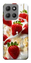 Чехол itsPrint Strawberry and cream для Motorola Moto G15 4G