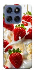 Чехол itsPrint Strawberry and cream для Motorola Edge 60 Fusion