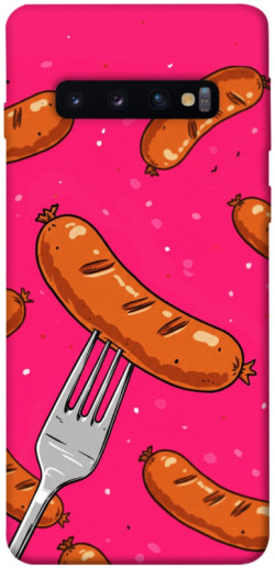 Чехол itsPrint Sausages для Samsung Galaxy S10