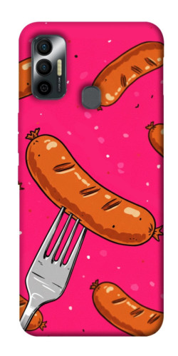 Чехол itsPrint Sausages для TECNO Spark 7