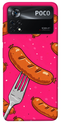Чехол itsPrint Sausages для Xiaomi Poco X4 Pro 5G