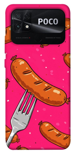 Чехол itsPrint Sausages для Xiaomi Poco C40