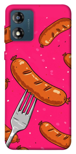 Чехол itsPrint Sausages для Motorola Moto E13