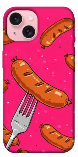 Чехол itsPrint Sausages для Apple iPhone 15 (6.1")
