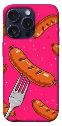 Чехол itsPrint Sausages для Apple iPhone 15 Pro (6.1")