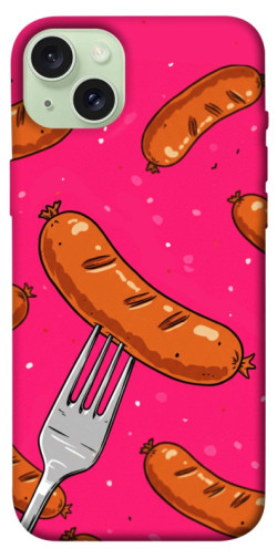 Чехол itsPrint Sausages для Apple iPhone 15 Plus (6.7")
