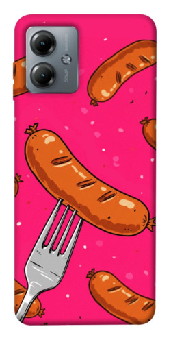 Чехол itsPrint Sausages для Motorola Moto G14