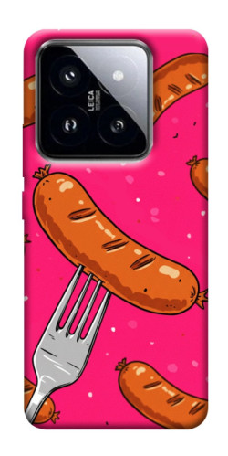 Чехол itsPrint Sausages для Xiaomi 14 Pro