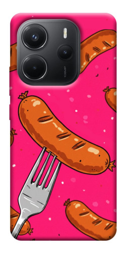 Чехол itsPrint Sausages для Xiaomi Redmi Note 14 4G (Int. version)