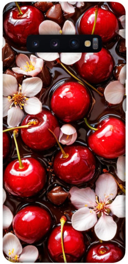 Чехол itsPrint Черешня для Samsung Galaxy S10+