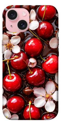 Чехол itsPrint Черешня для Apple iPhone 15 (6.1")
