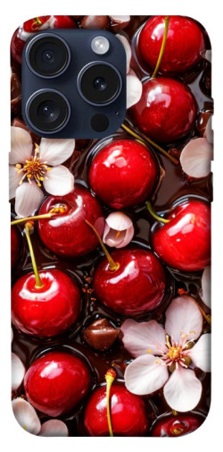 Чохол itsPrint Черешня для Apple iPhone 15 Pro (6.1")