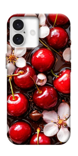 Чехол itsPrint Черешня для Apple iPhone 16 (6.1")