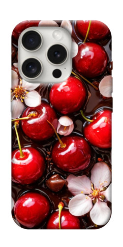 Чохол itsPrint Черешня для Apple iPhone 16 Pro (6.3")